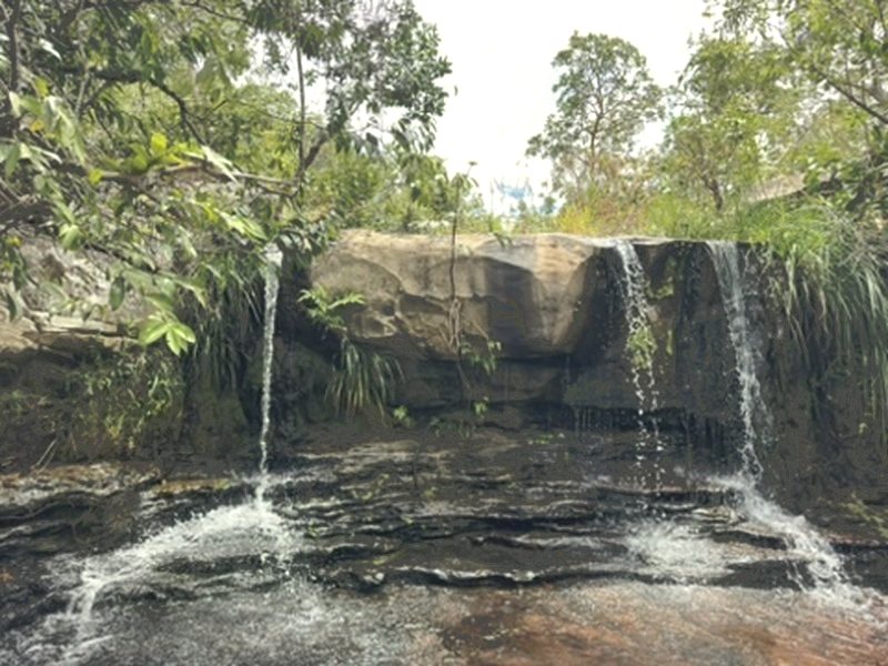 Cachoeira da Bica, em Brasilândia de Minas